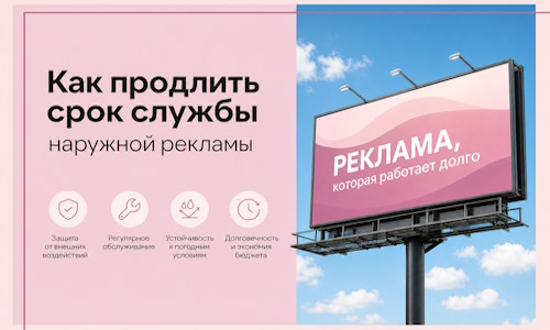 Как продлить срок службы наружной рекламы в Невинномысске