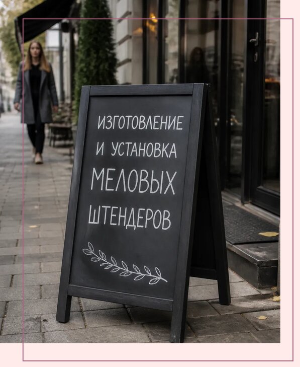 Меловые штендеры в Невинномысске по цене от 6649 р. | Аванза-Нвн